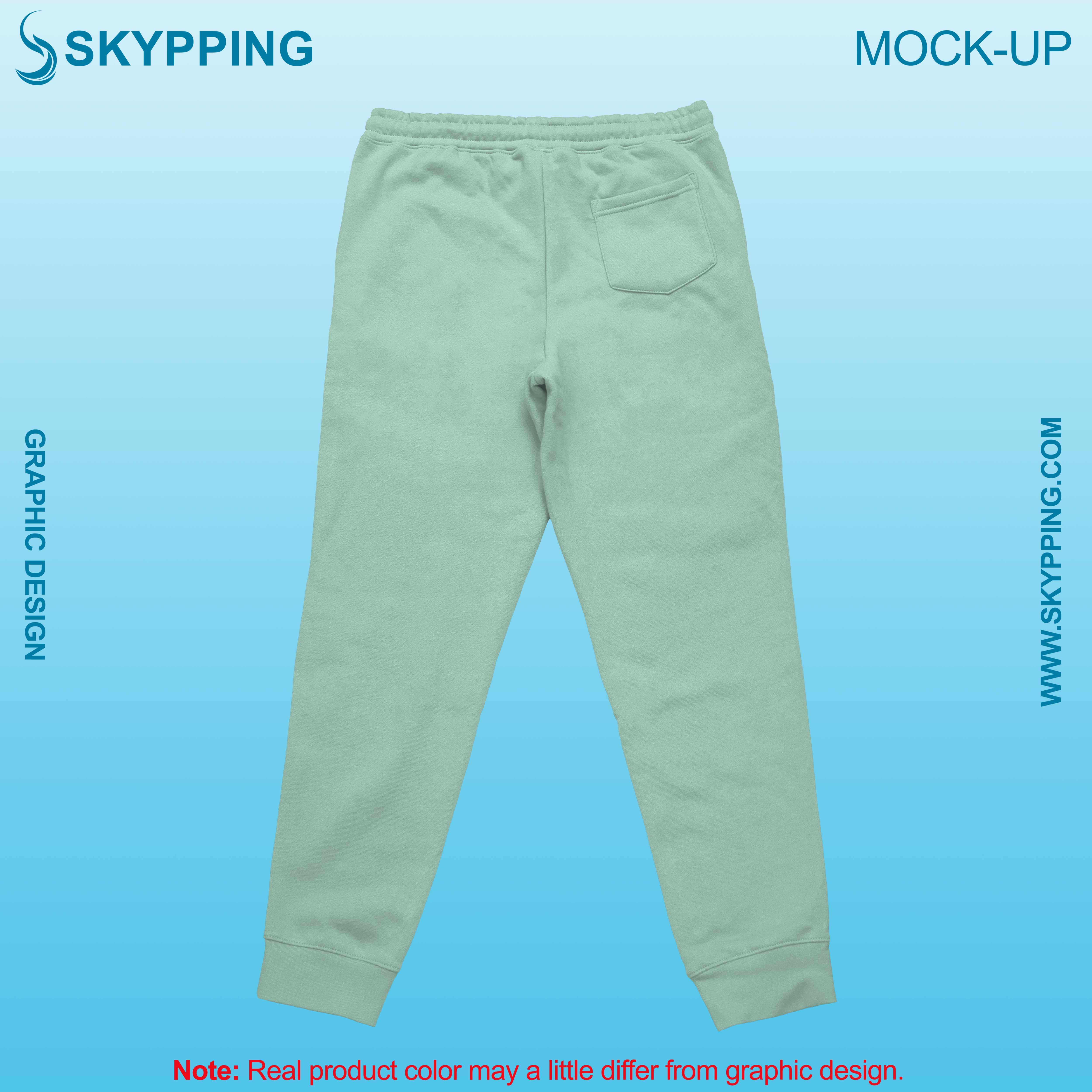 Sweatpant with Crossed Pocket and Ribbed Bottom